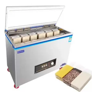 Máquina industrial de envasado al vacío tipo ladrillo de gran capacidad para arroz