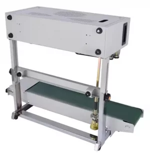 Máquina semiautomática de sellado continuo para contenedores de plástico y bolsas grandes – Ideal para tiendas de alimentos